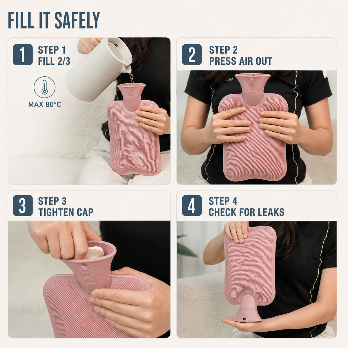 Celrien | Extra Large Hot Water Bottle Jug