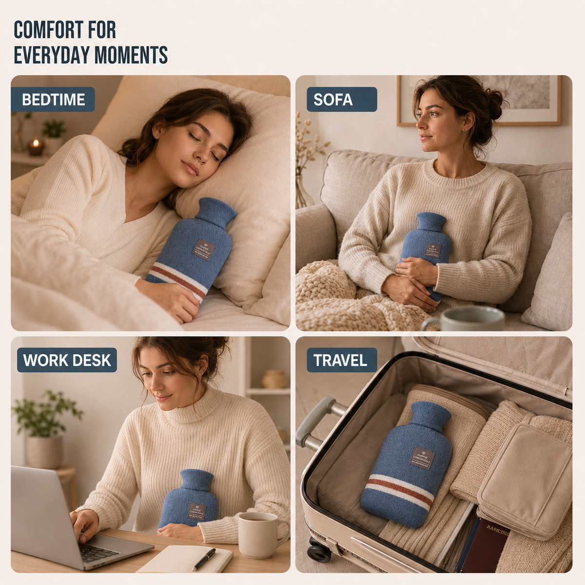 Celrien | Extra Large Hot Water Bottle Jug