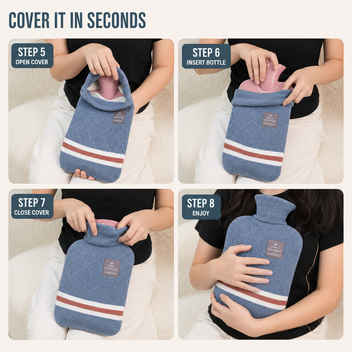 Celrien | Extra Large Hot Water Bottle Jug