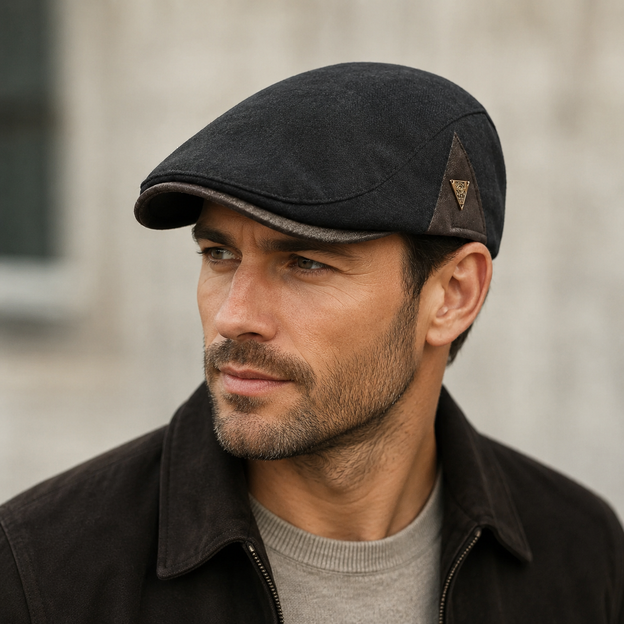 Celrien | Flatsworth Herringbone Flat Cap
