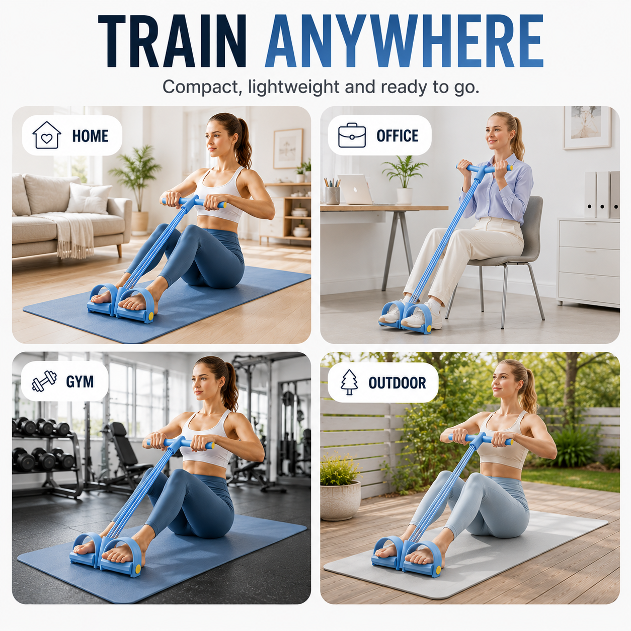 Celrien | FlexiPull 6-Tube Resistance Band
