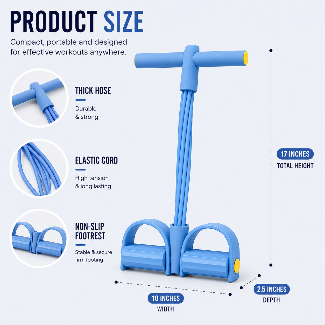 Celrien | FlexiPull 6-Tube Resistance Band