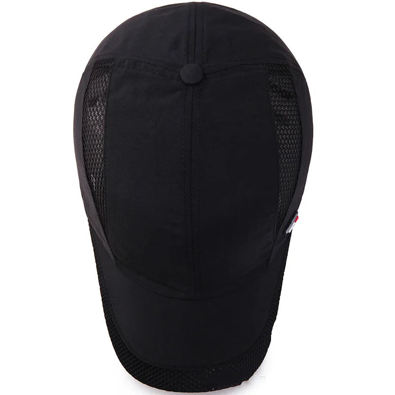 Unstructured baseball cap with adjustable fit for sports and casual wear