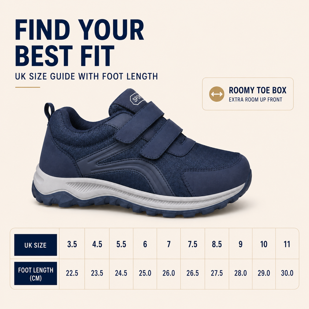 Celrien | Flexovan Wide-Fit Orthopedic Walking Sneakers