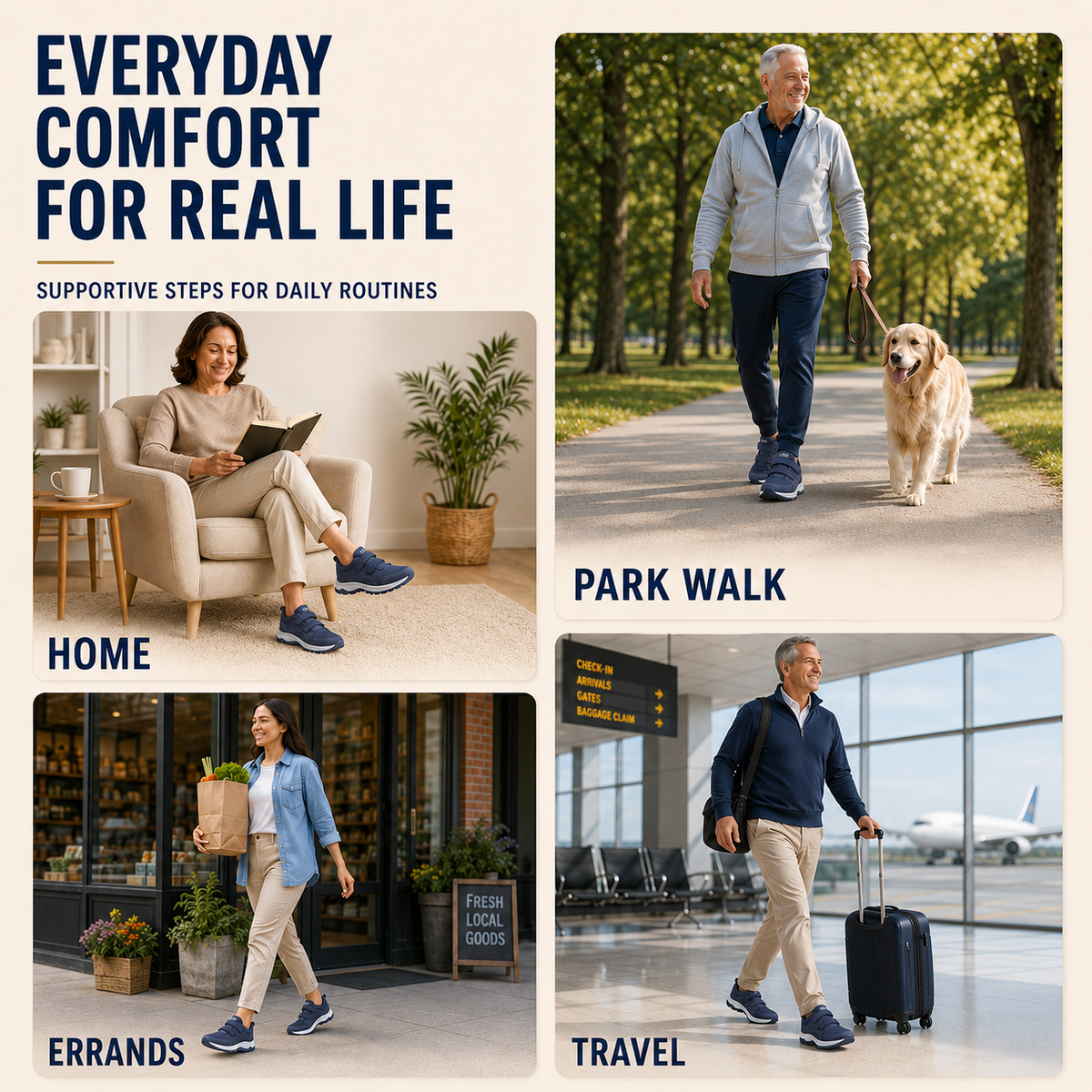 Celrien | Flexovan Wide-Fit Orthopedic Walking Sneakers