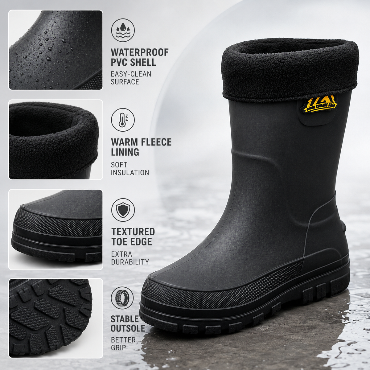 Celrien | FrostTrek Insulated Rain Boots