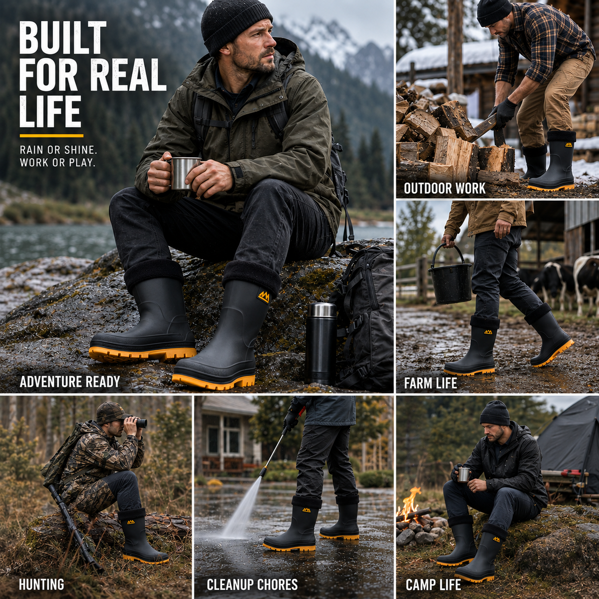 Celrien | FrostTrek Insulated Rain Boots