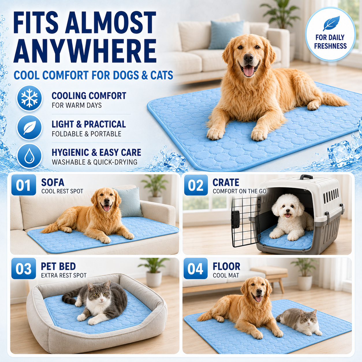Celrien | Frostbed Washable Pet Cooling Mat