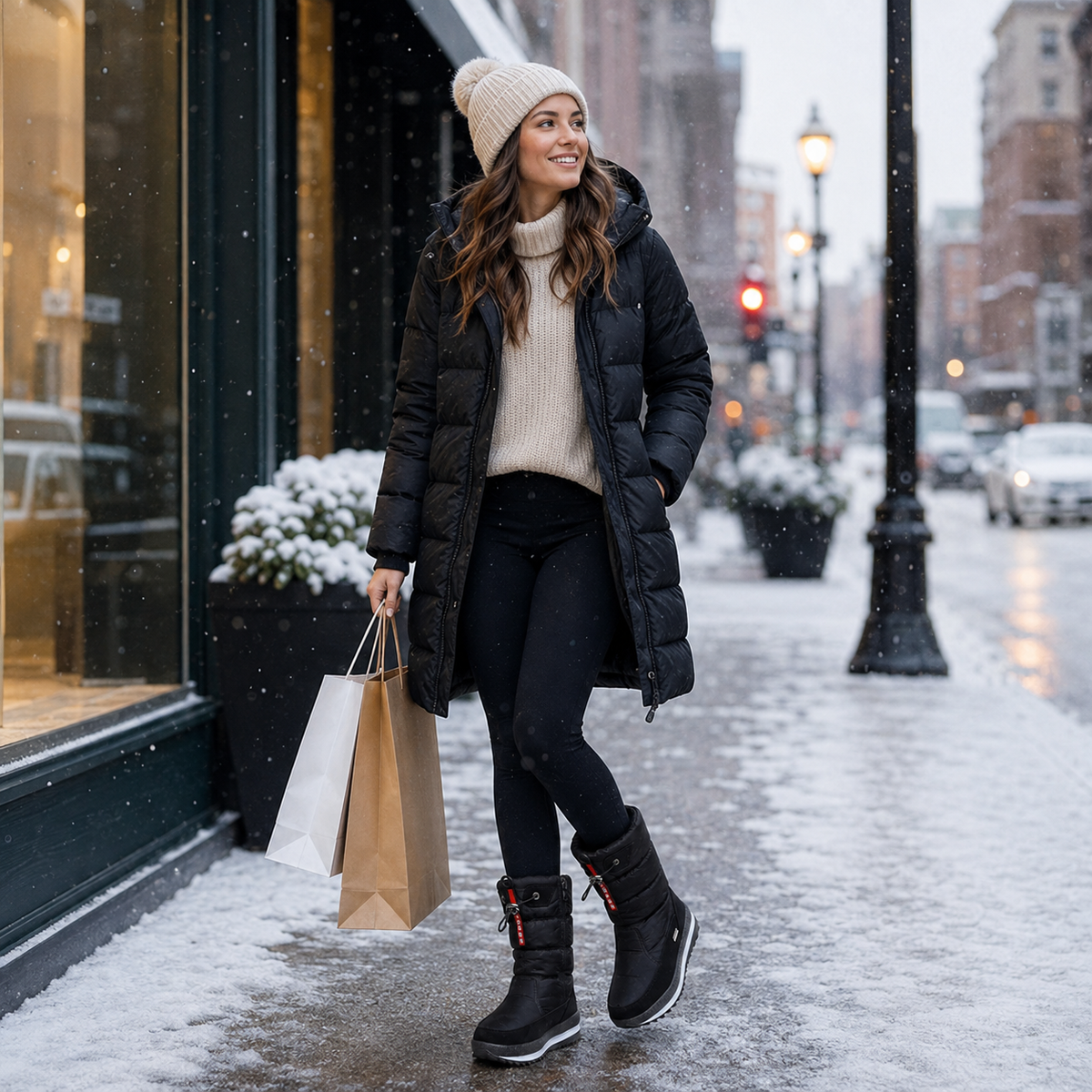 Celrien | Frozelle Mid-Height Insulated Winter Boots