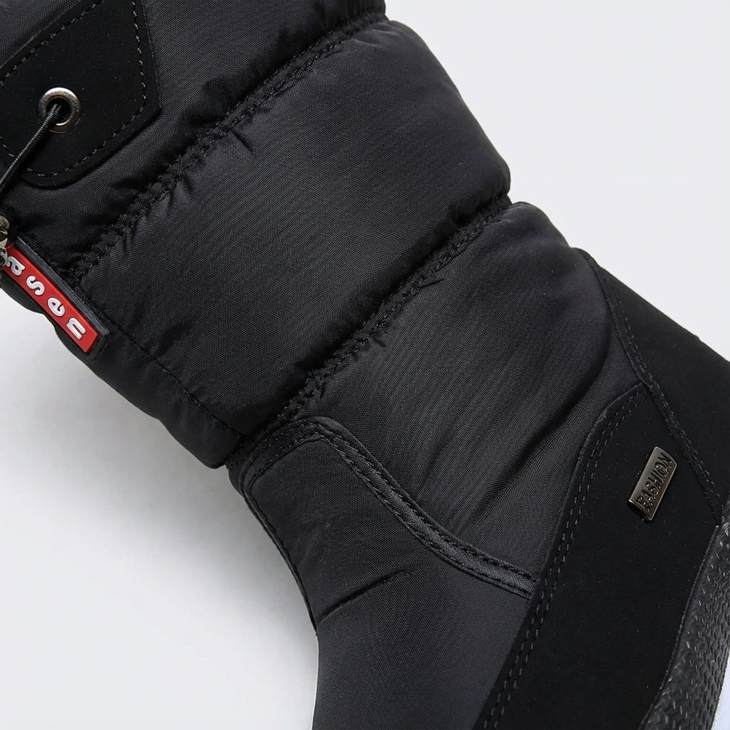 Women's mid-height winter boots waterproof non-slip warm lined