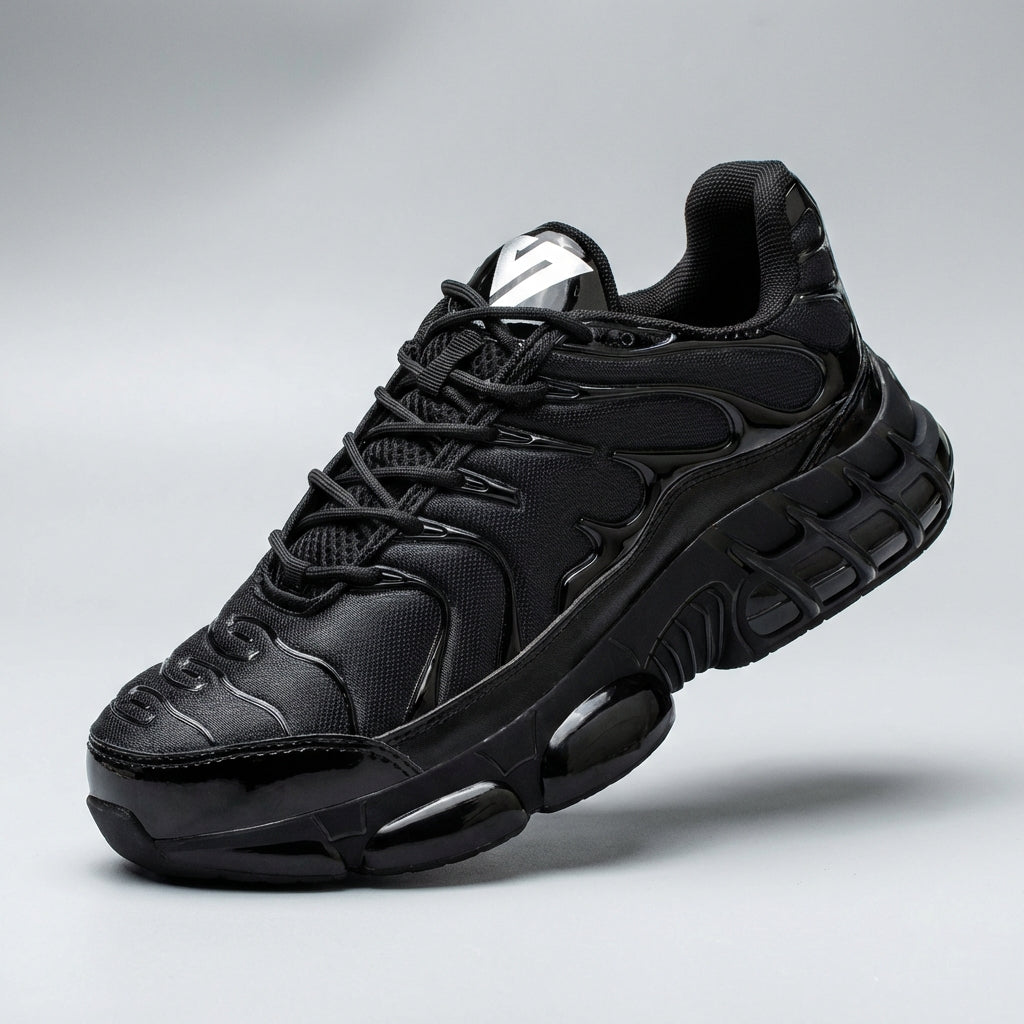 Safety sneakers with reinforced toe protection and slip-resistant sole