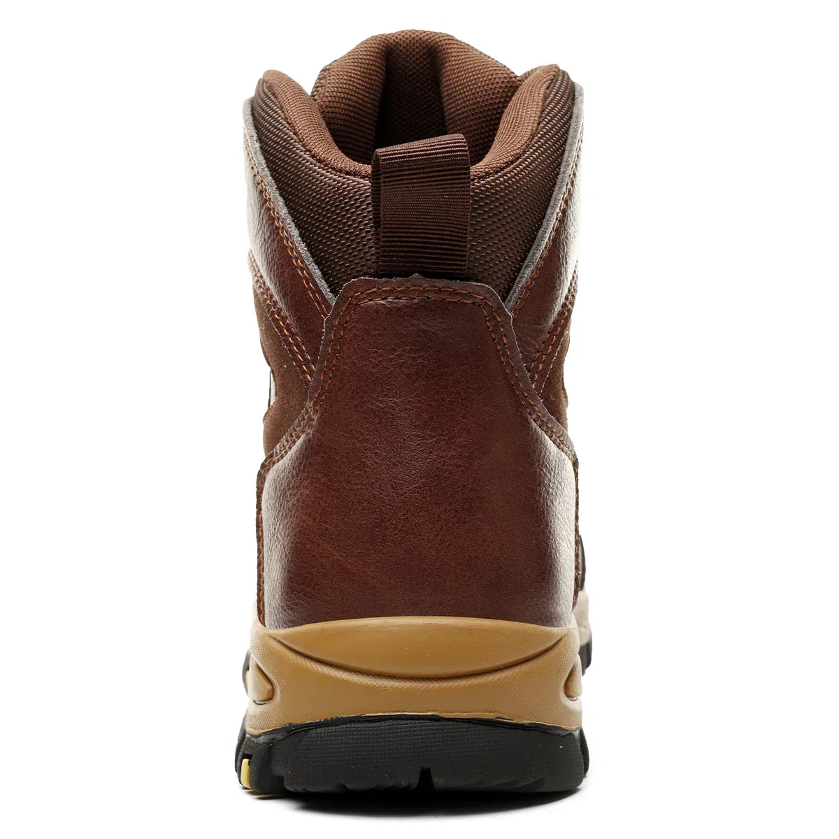 High ankle safety boots with rotating dial closure and slip-resistant sole