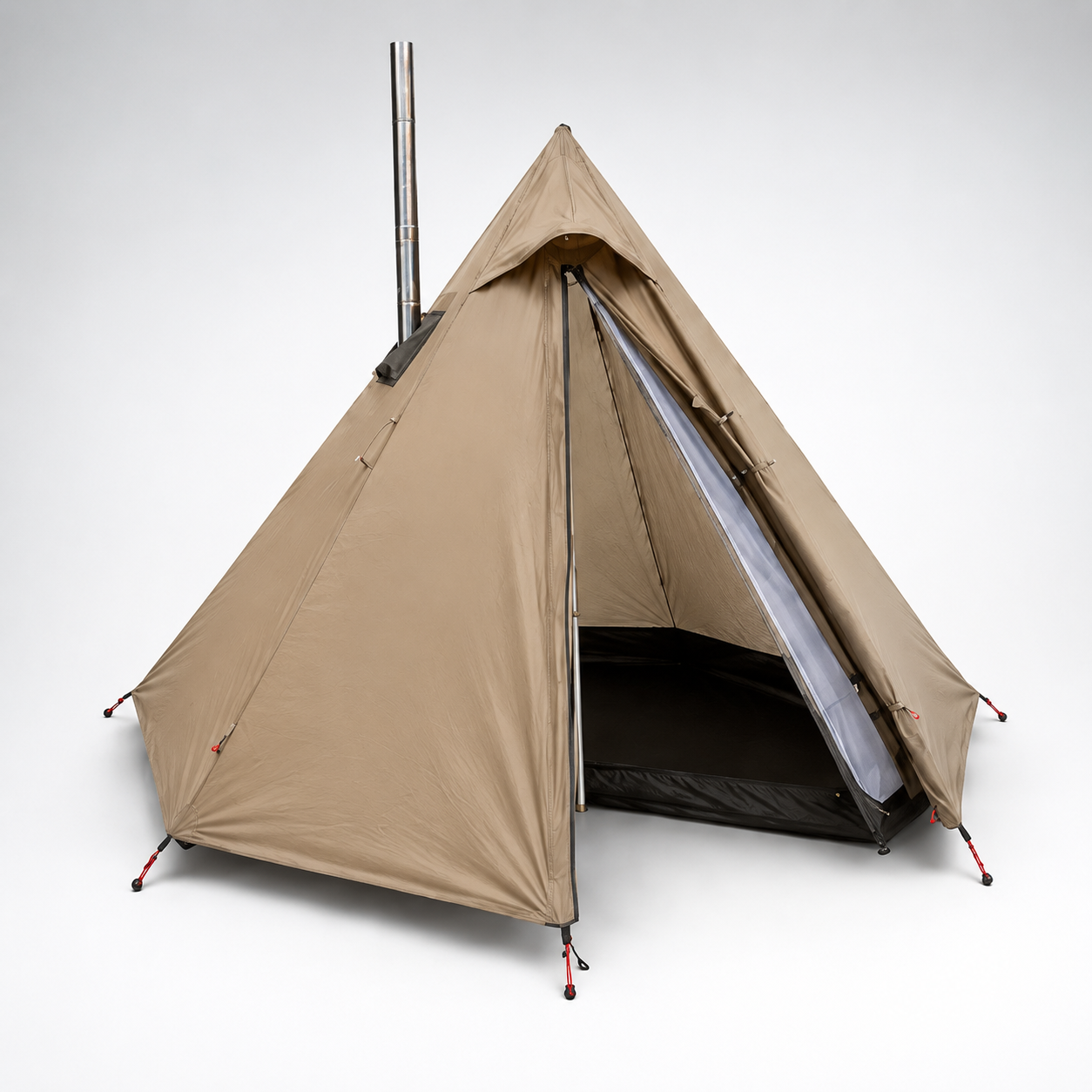 Celrien | HearthPeak Single-Person Pyramid Tent