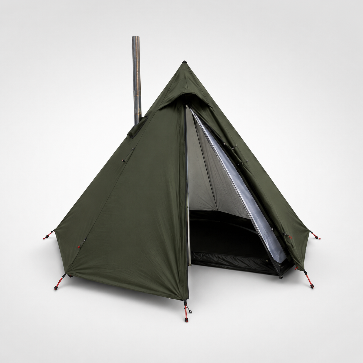 Celrien | HearthPeak Single-Person Pyramid Tent