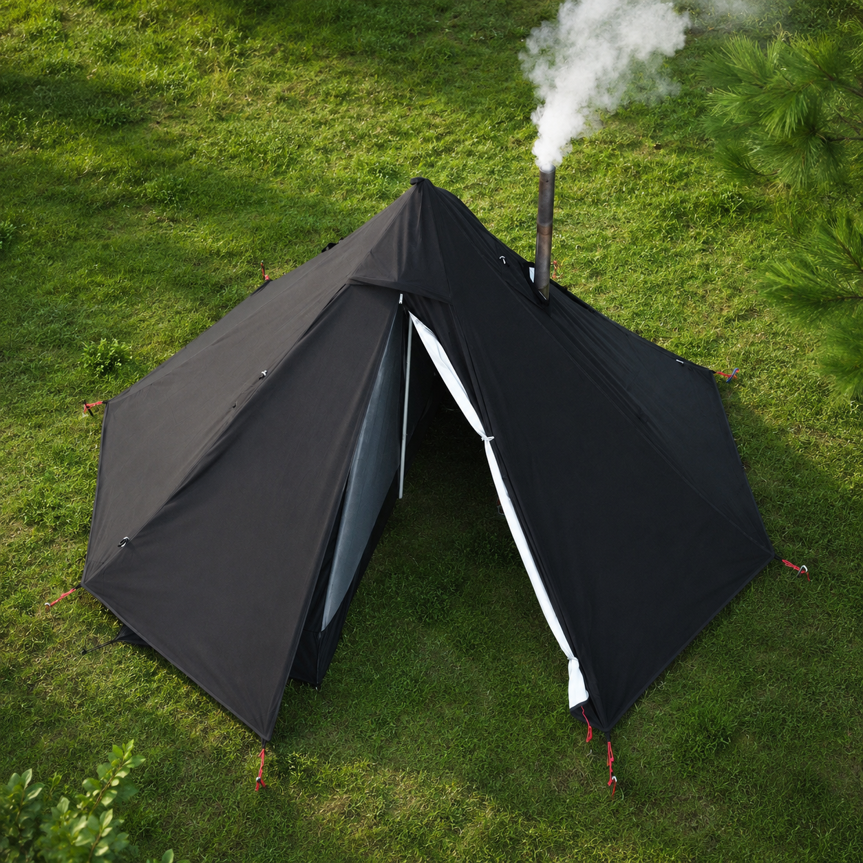 Celrien | HearthPeak Single-Person Pyramid Tent