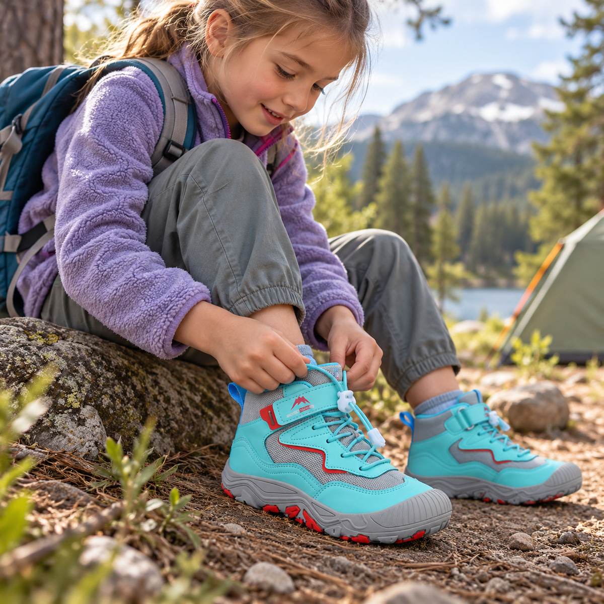 Celrien | Kids Mid-High Hiking Boots