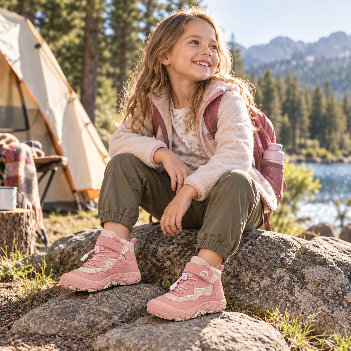 Celrien | Kids Mid-High Hiking Boots