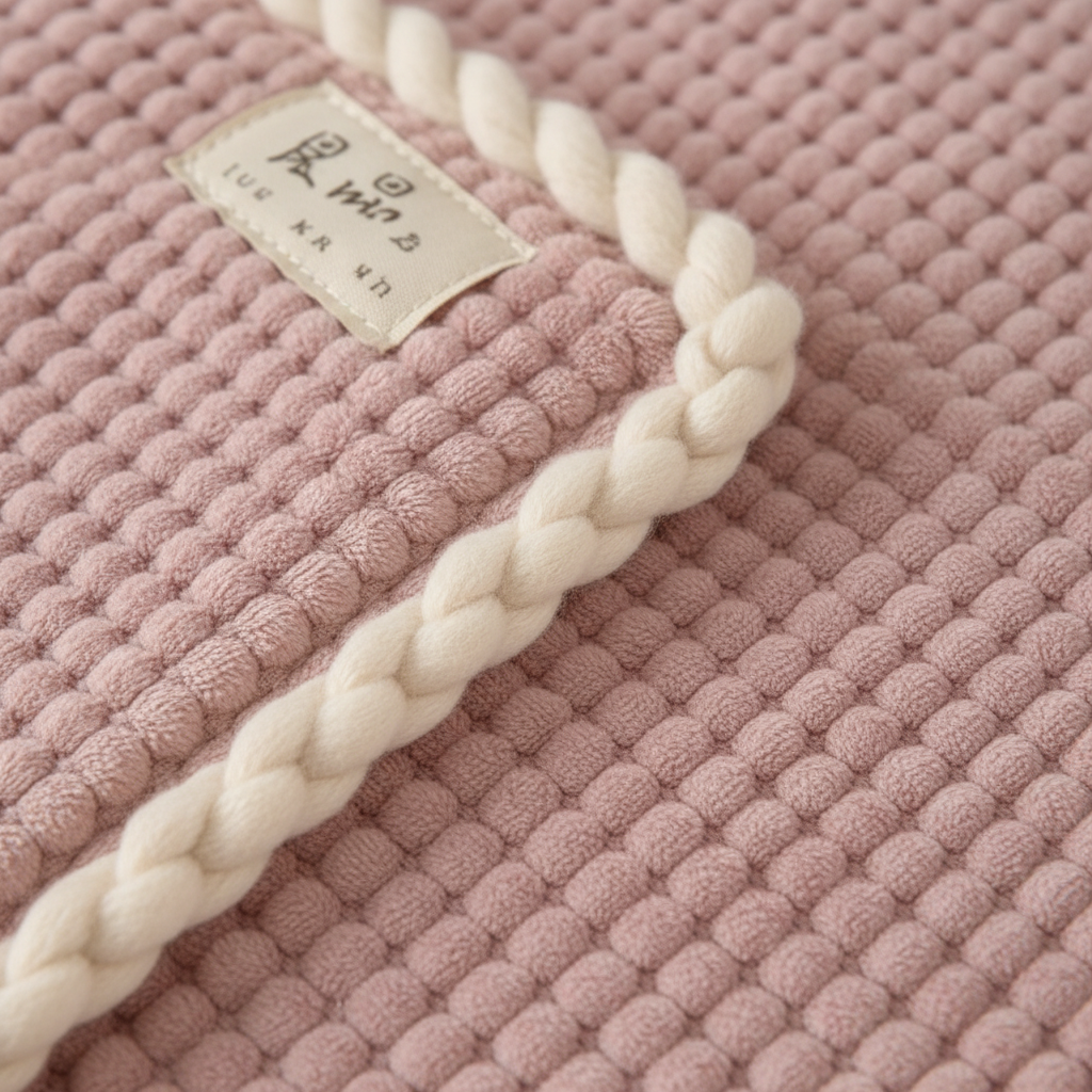 Coral fleece throw blanket with anti-pilling finish, lightweight and machine washable