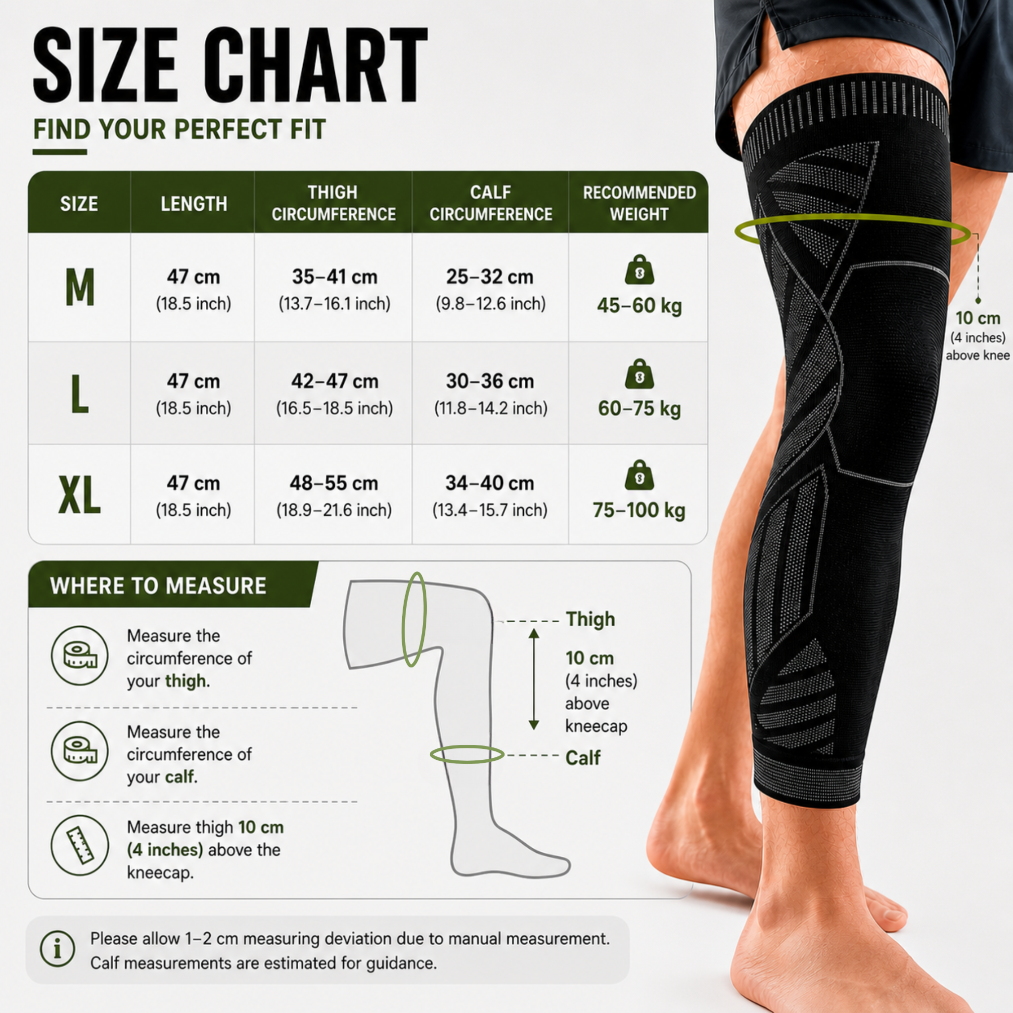 Celrien | Leguardex Full Leg Compression Sleeve