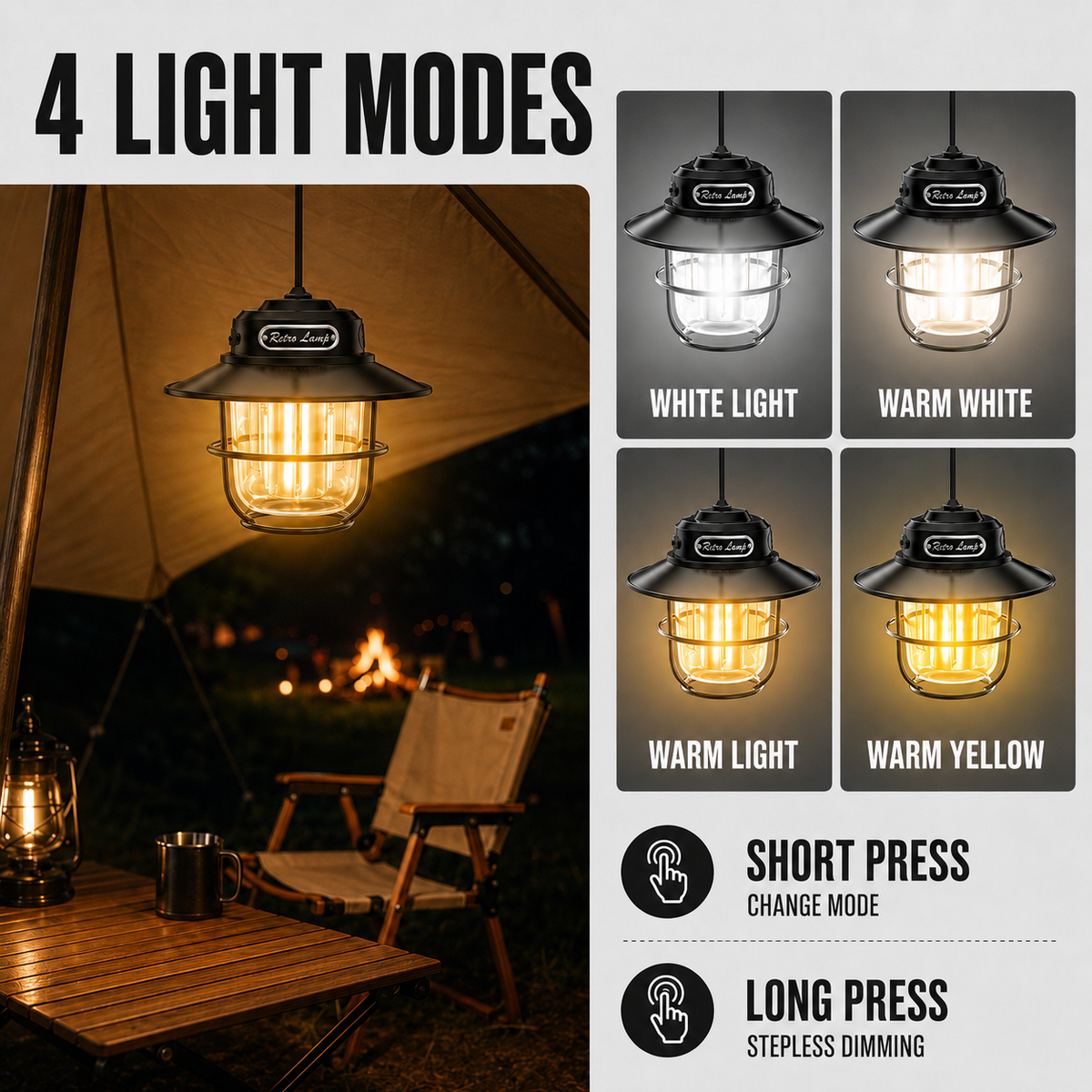 Celrien | LichtNest Retro Lamp