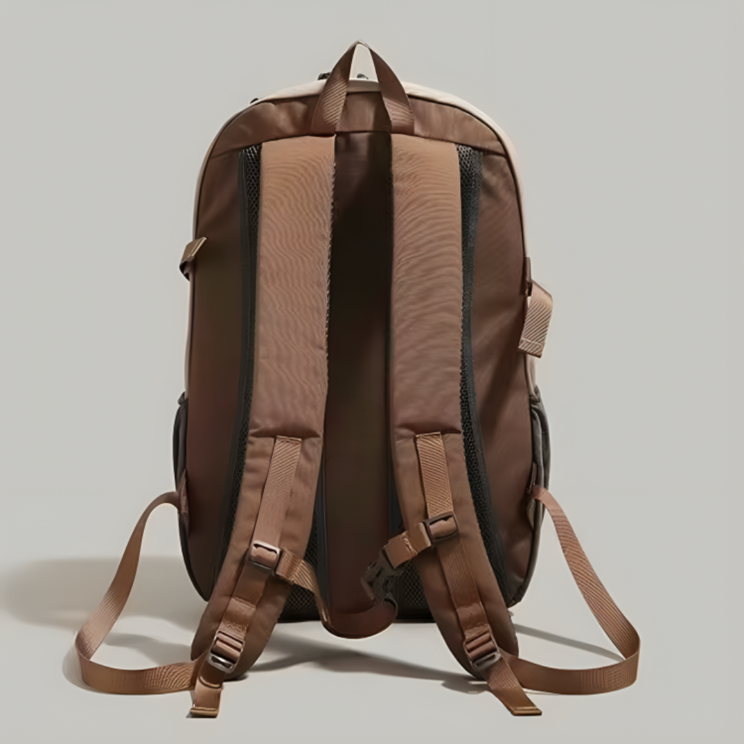 Lightweight 40-liter hiking backpack with water-resistant fabric and ergonomic straps