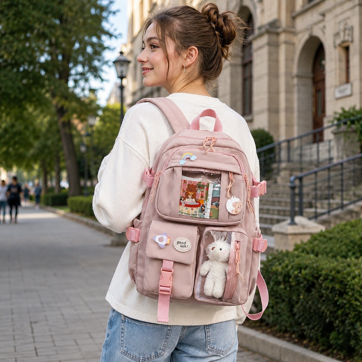 Celrien | Lilacory Preppy Style Student Backpack