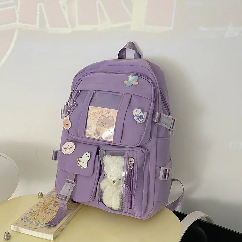 Student backpack with padded laptop compartment and organization pockets