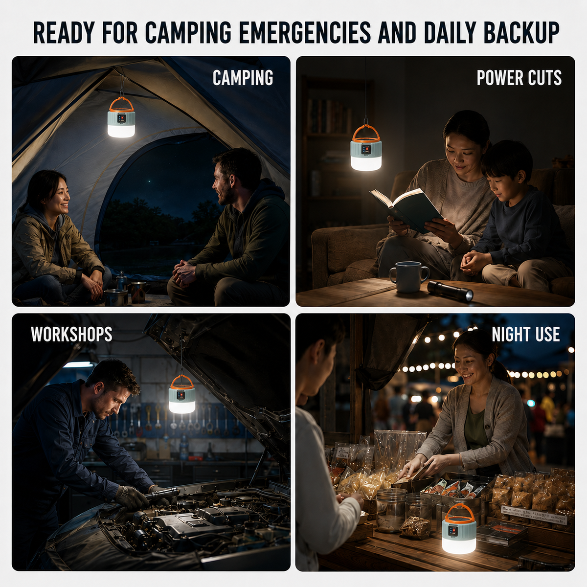Celrien | Lumivast Solar Rechargeable Portable LED Lantern