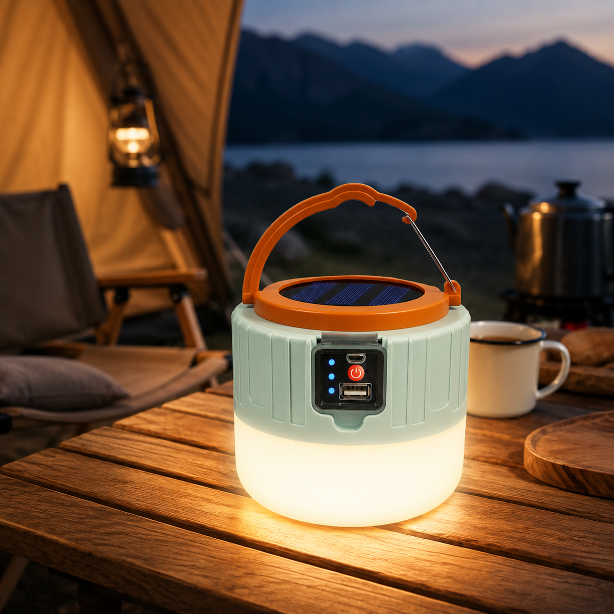 Celrien | Lumivast Solar Rechargeable Portable LED Lantern