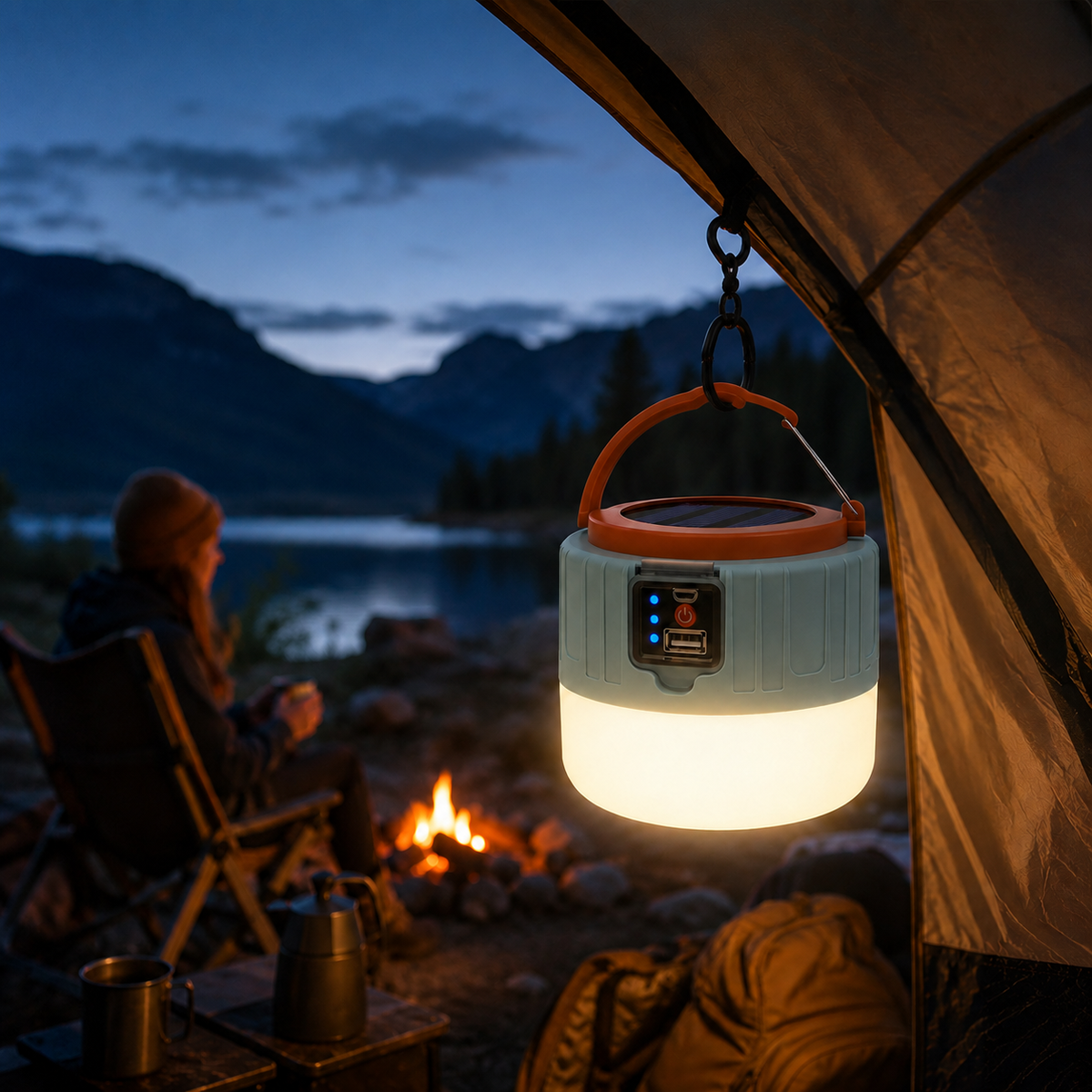 Celrien | Lumivast Solar Rechargeable Portable LED Lantern
