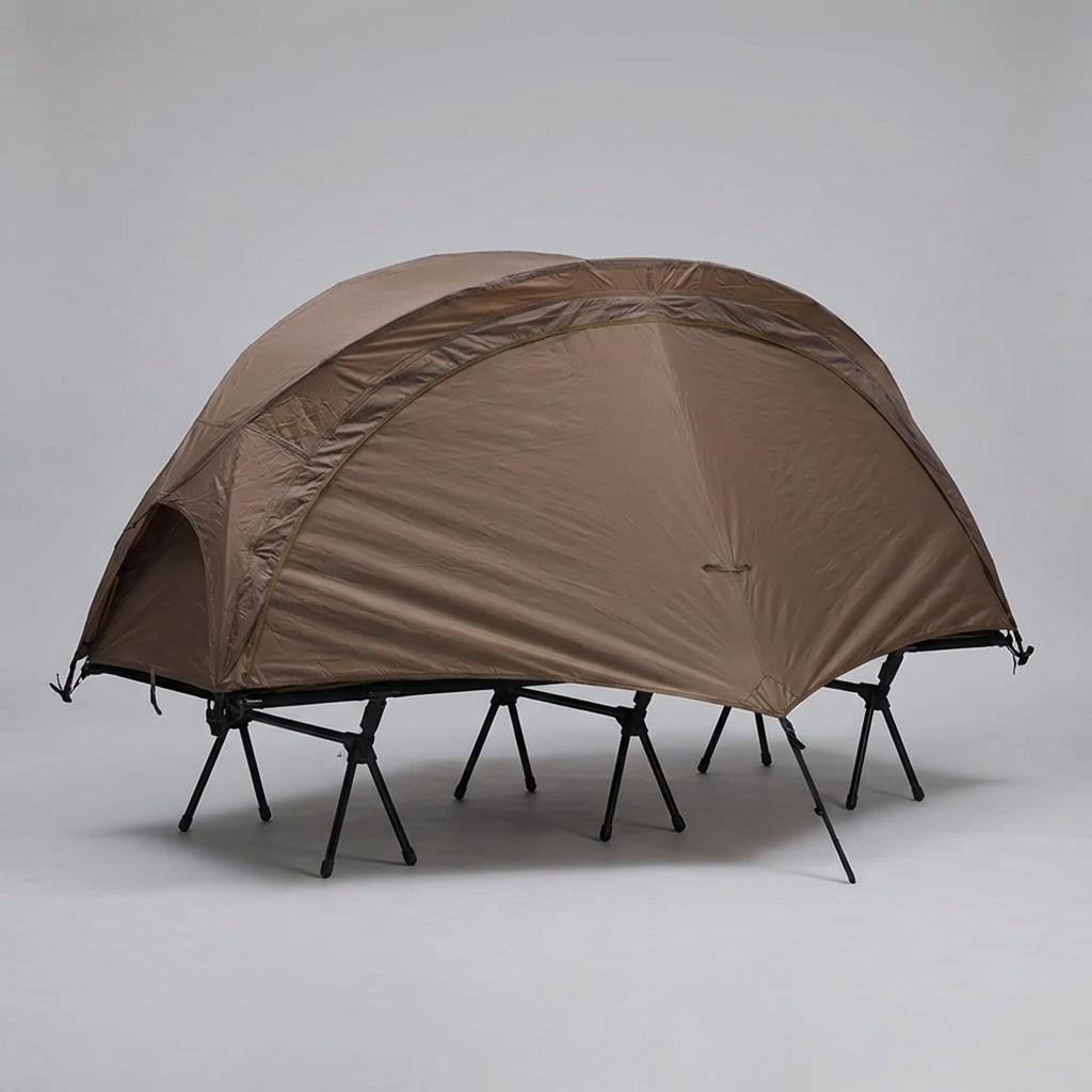 Ultralight cot tent with mosquito protection and breathable ventilation for camping