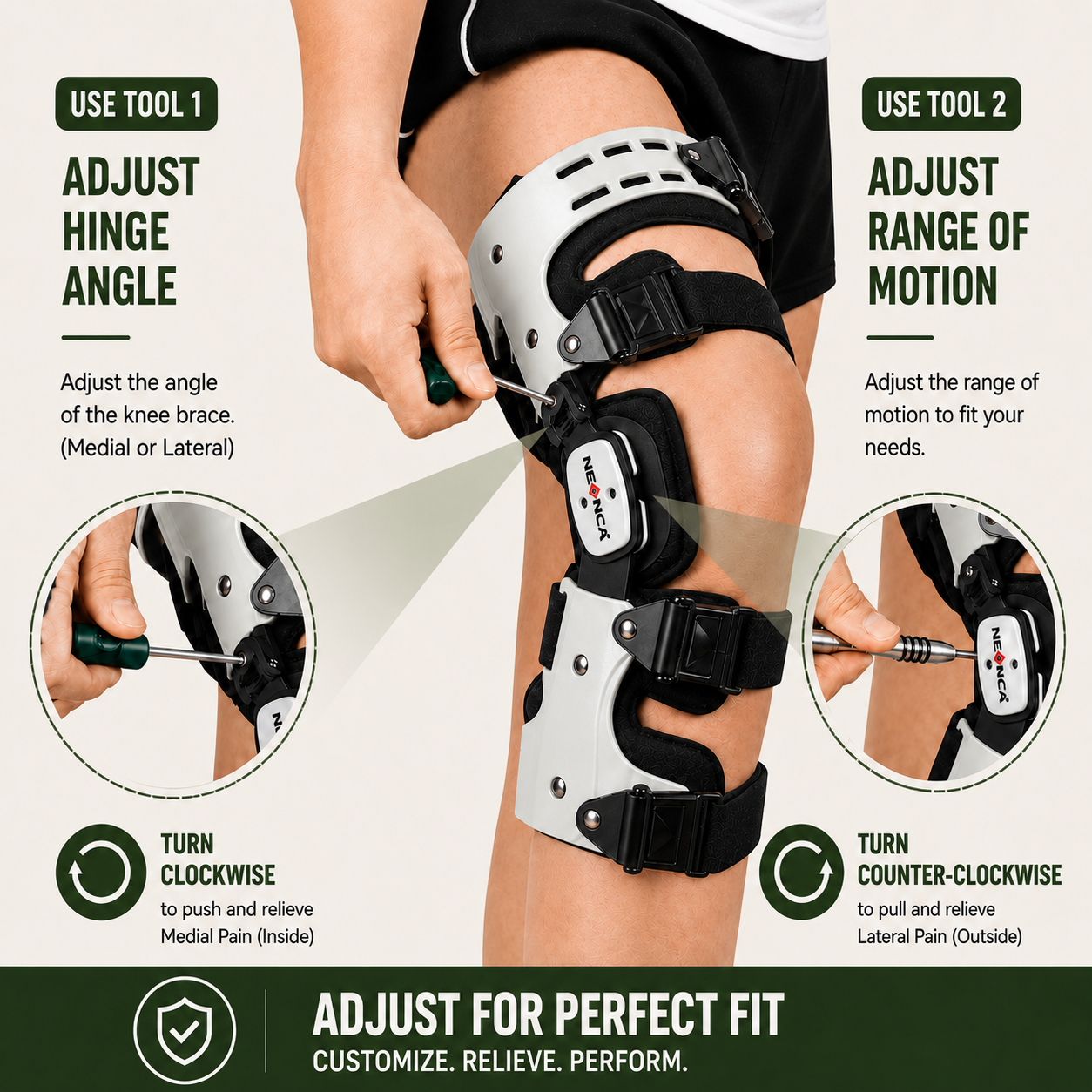 Celrien | OrthoVance Unloader Knee Support Brace