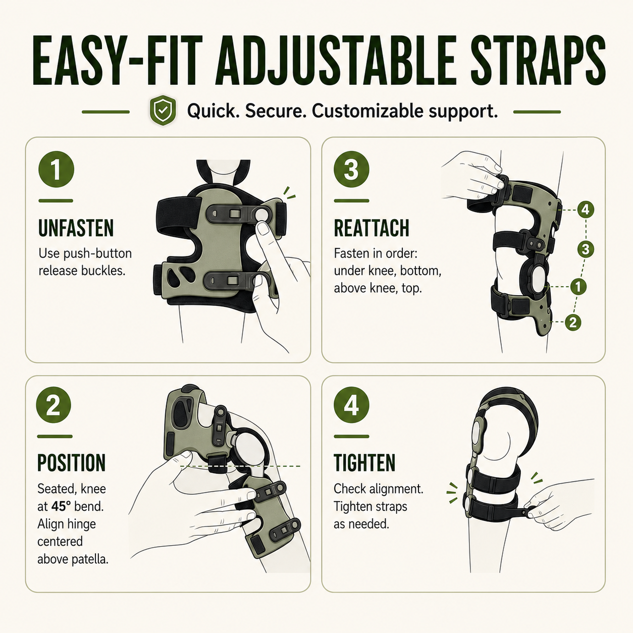 Celrien | OrthoVance Unloader Knee Support Brace