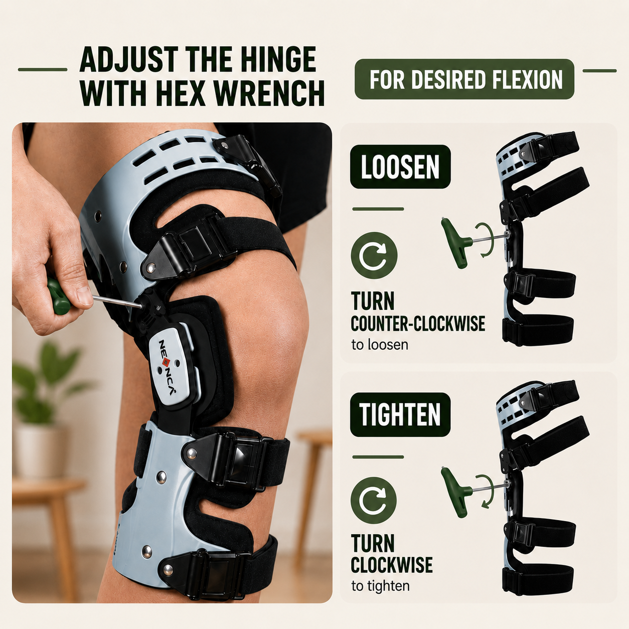 Celrien | OrthoVance Unloader Knee Support Brace