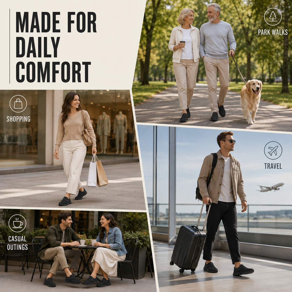 Celrien | Orthowalk Wide-Fit Adjustable Orthopedic Walking Shoe