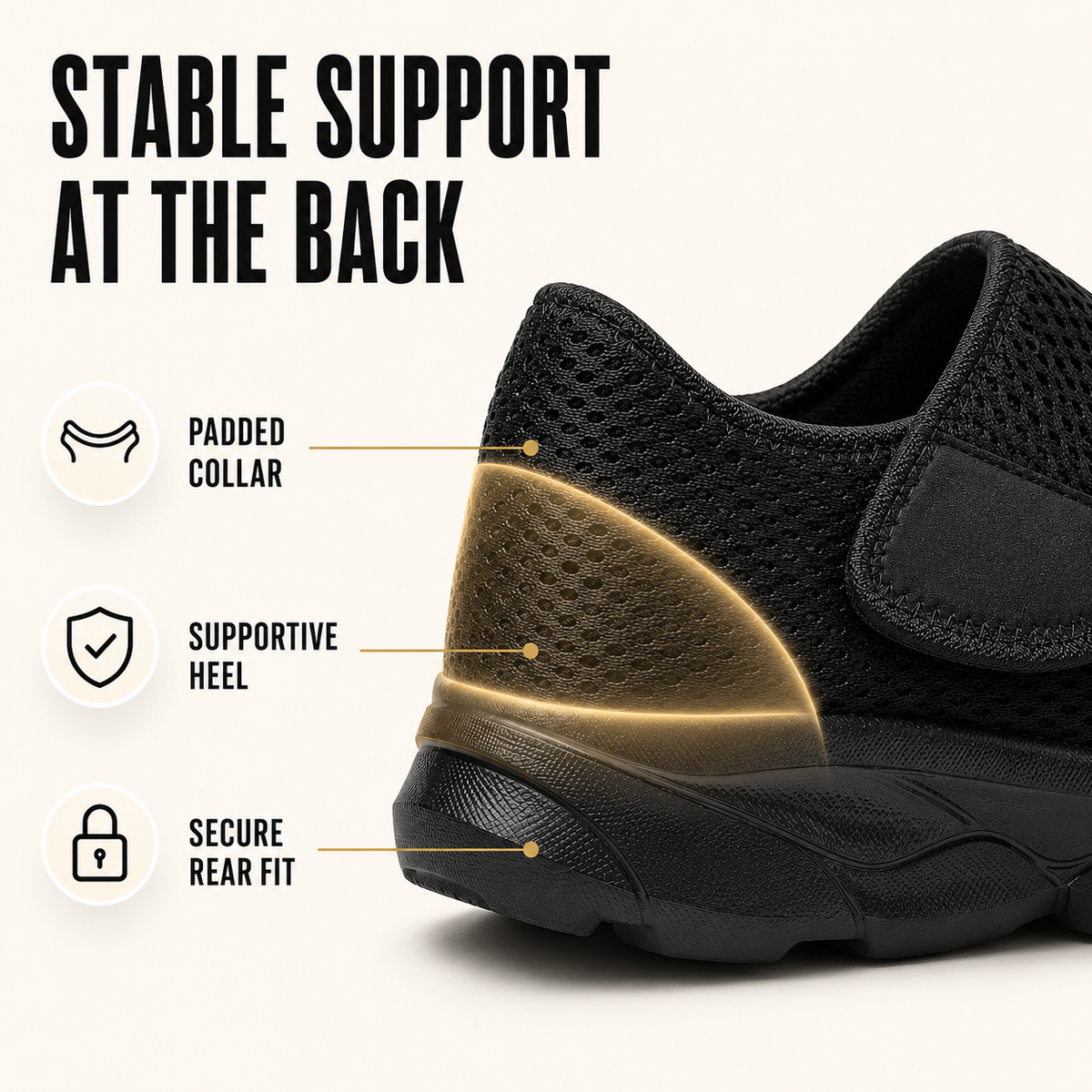 Celrien | Orthowalk Wide-Fit Adjustable Orthopedic Walking Shoe