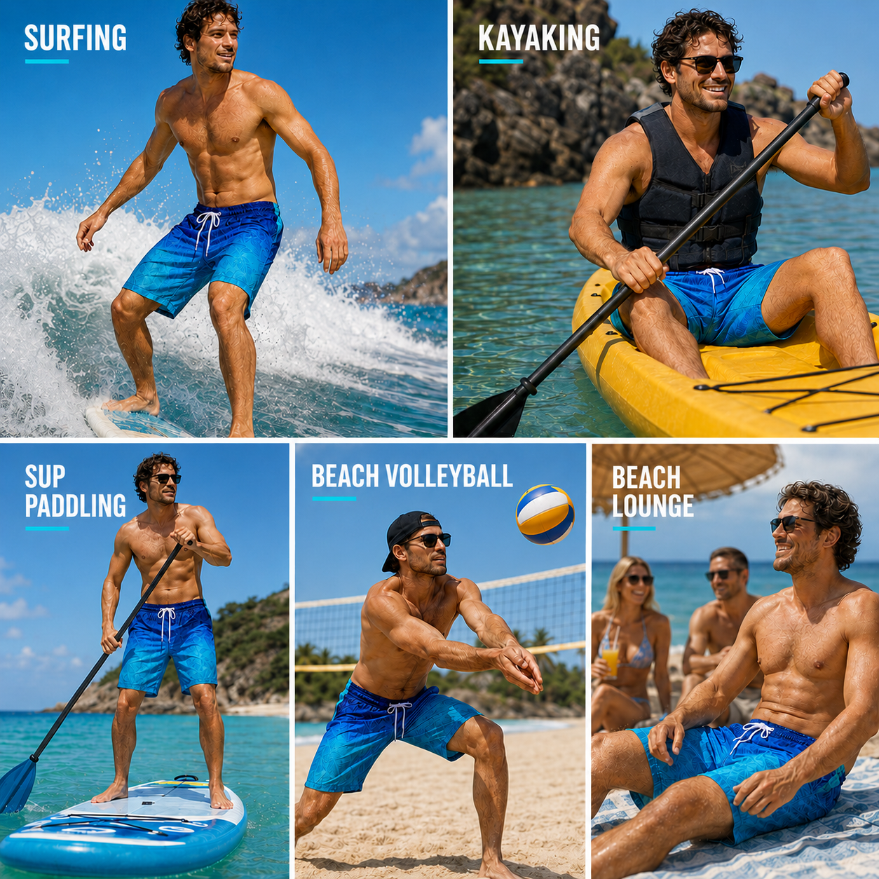 Celrien | Palmeron Loose Fit Board Shorts