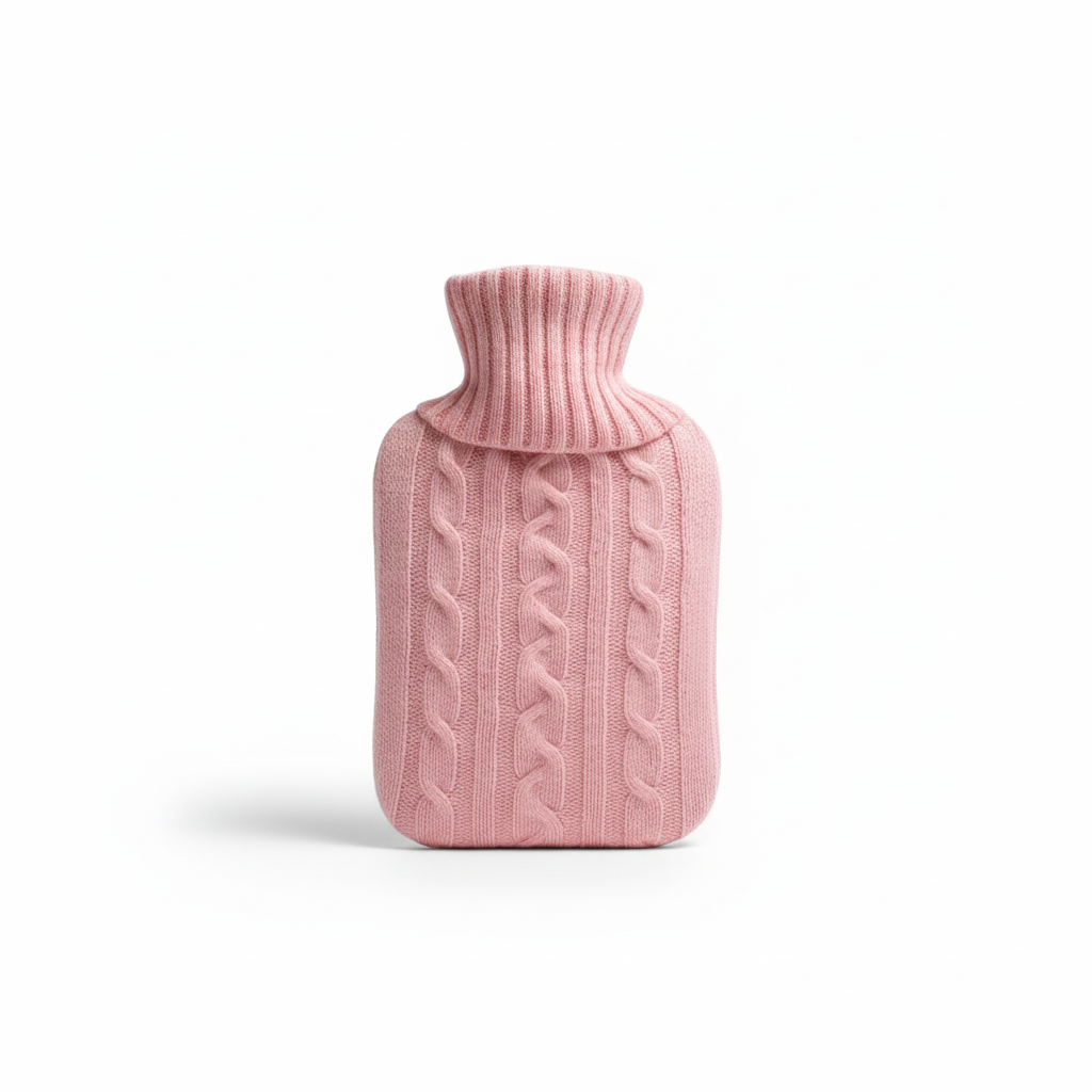 Hot water bottle 2L with ultra soft plush cover for warmth and pain relief