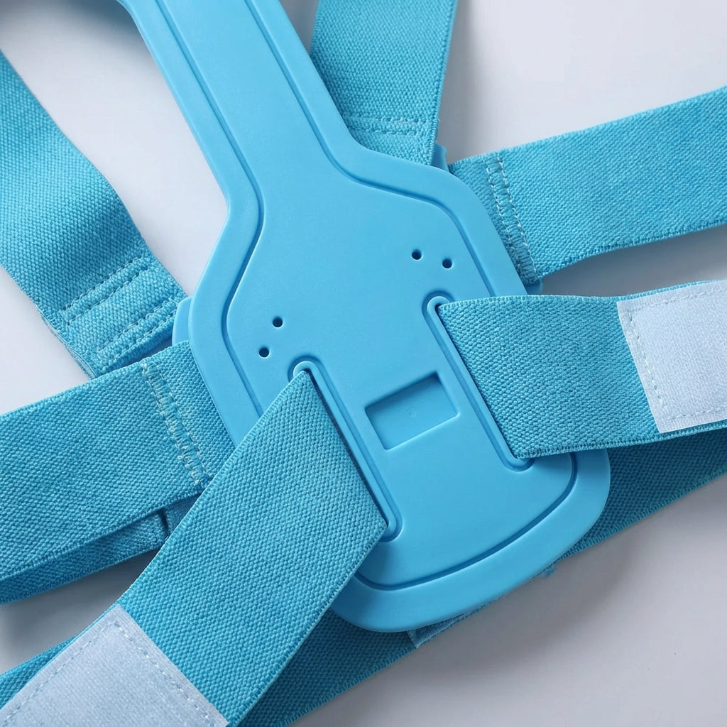 Kids adjustable posture corrector brace with shoulder support