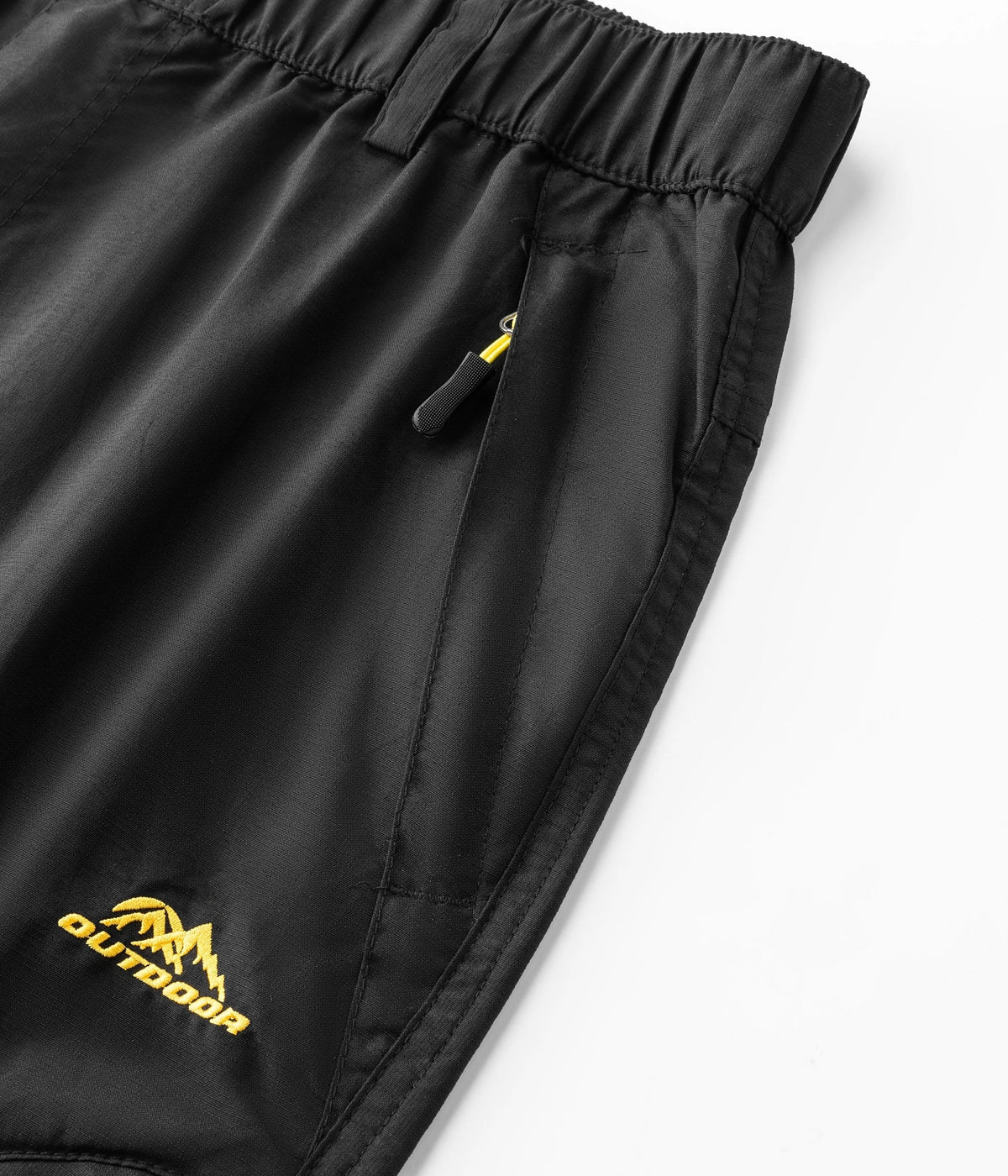 Men's zip-off hiking pants with quick-dry water-repellent fabric