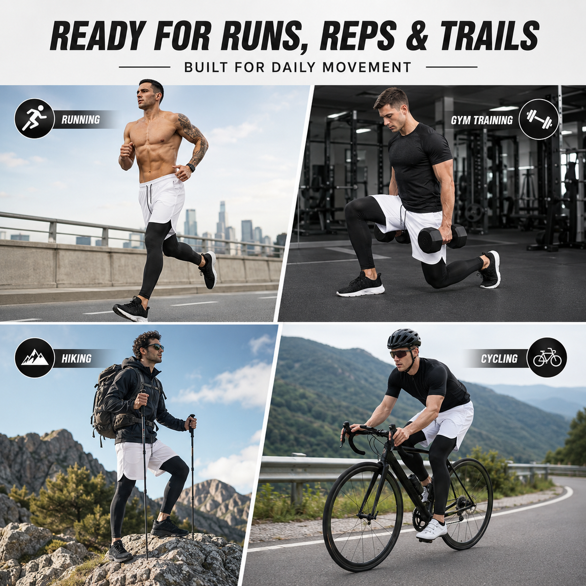 Celrien | RunVanta Two-in-One Training Pants