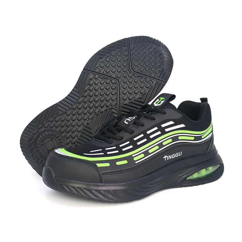 Lightweight safety work shoes with 10KV electrical insulation and anti-smash protection