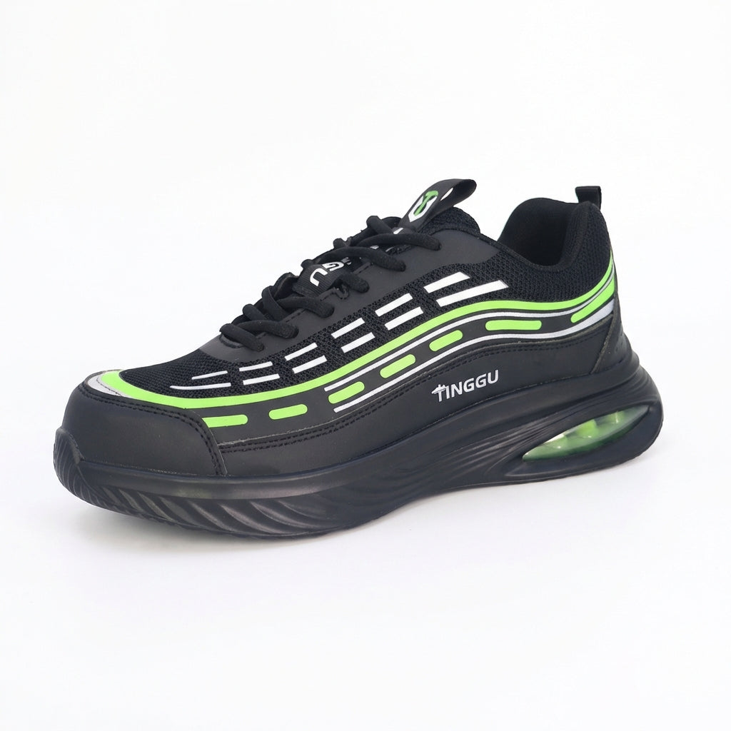 Lightweight safety work shoes with 10KV electrical insulation and anti-smash protection