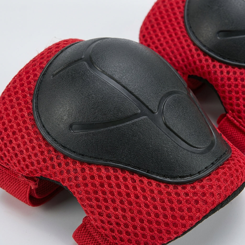 6-piece kids protection set with knee, elbow, and wrist guards