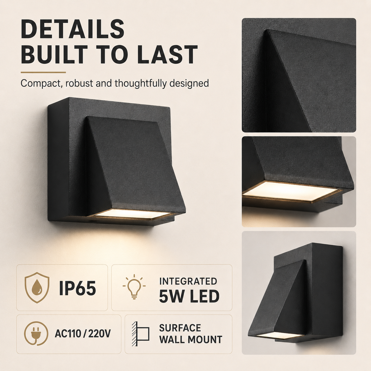 Celrien | Sconcera IP65-Rated Outdoor Wall Sconce