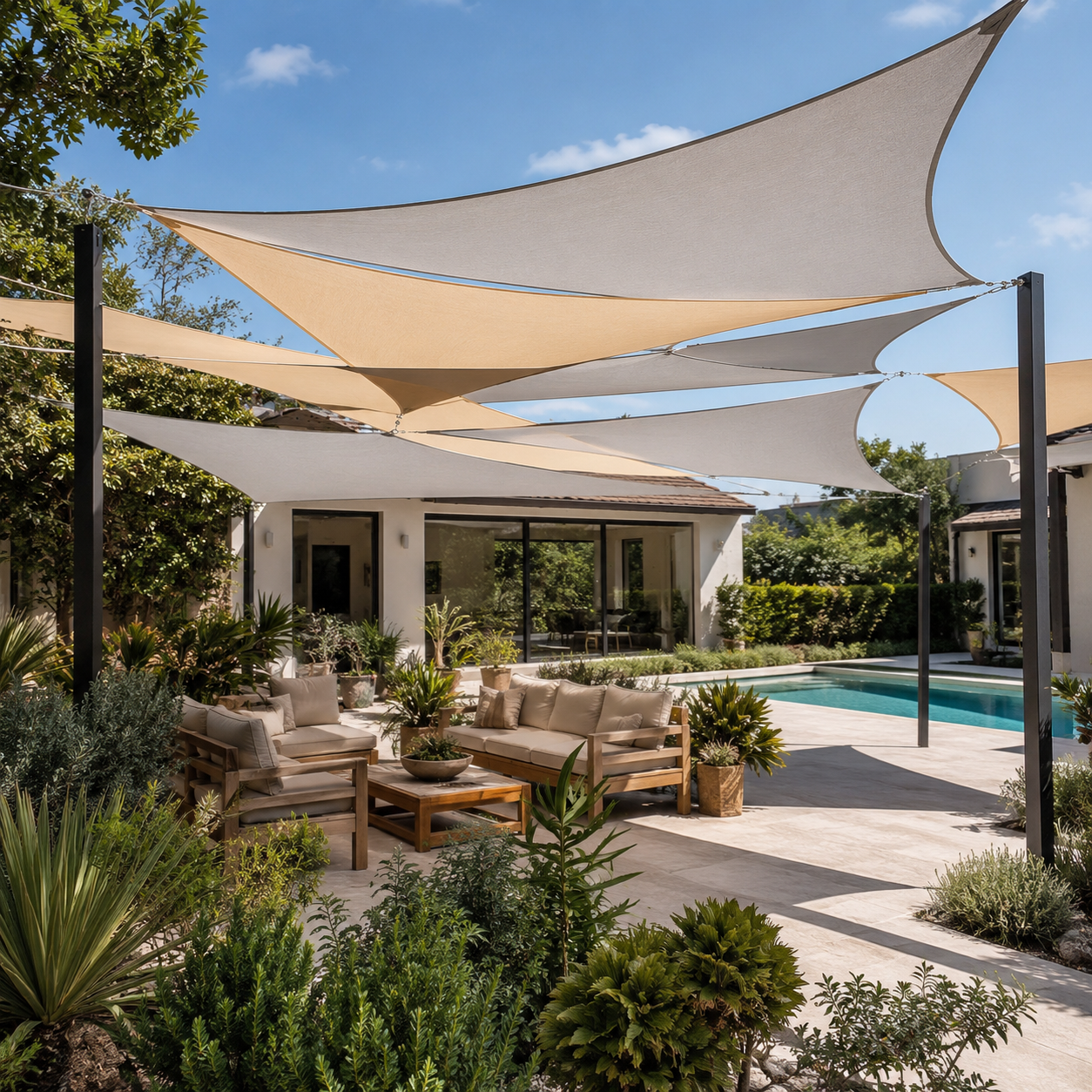 Celrien | Shadeara Rectangular Sun Shade Canopy