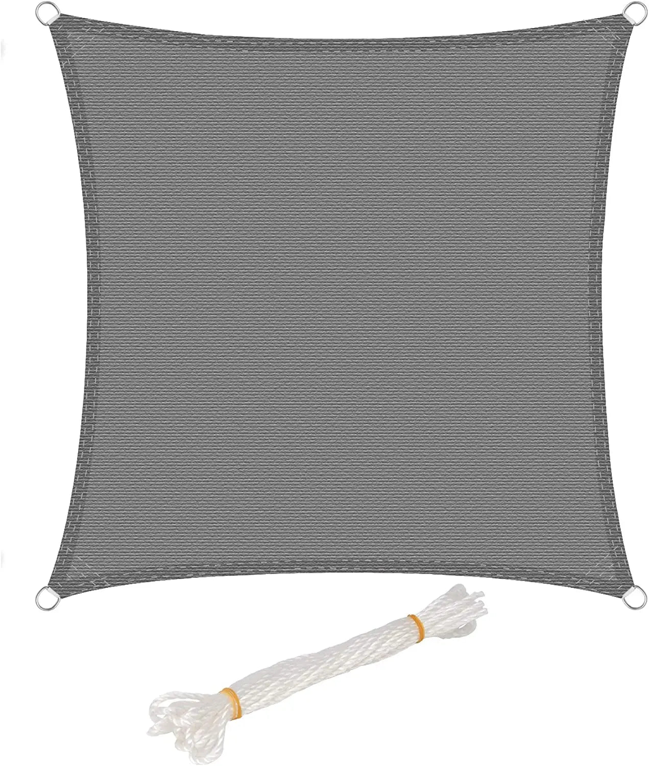 Rectangular sun shade sail with reinforced corners for patio and garden