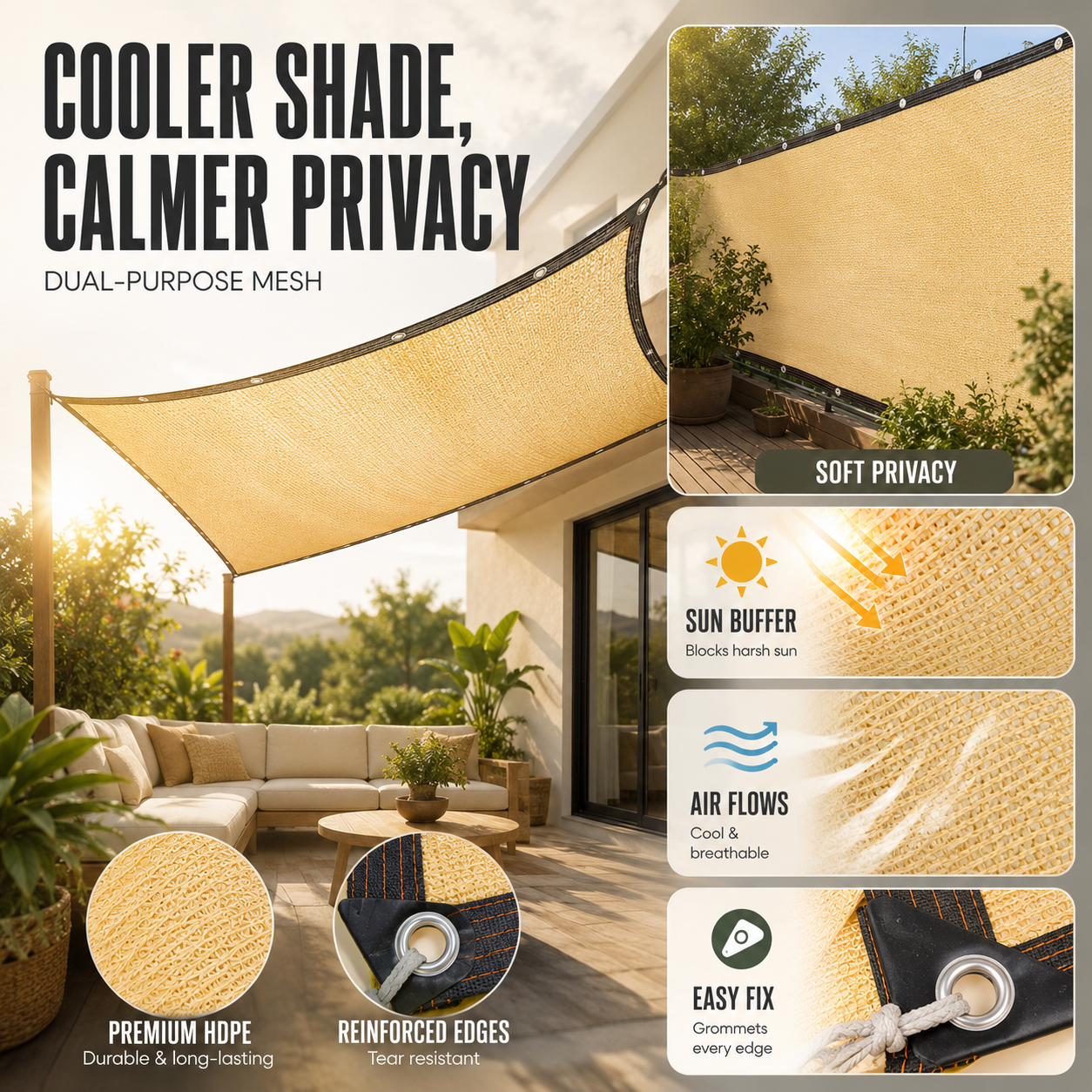 Celrien | Shadevaan High Coverage Shade Cloth
