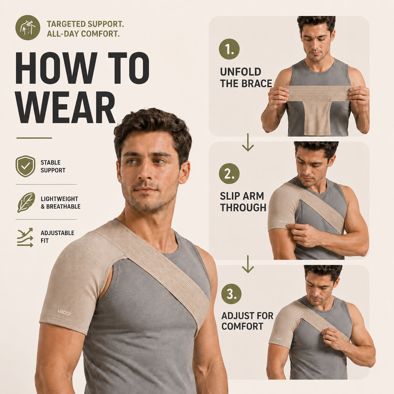 Celrien | Shouldrax Elastic Shoulder Support Sleeve