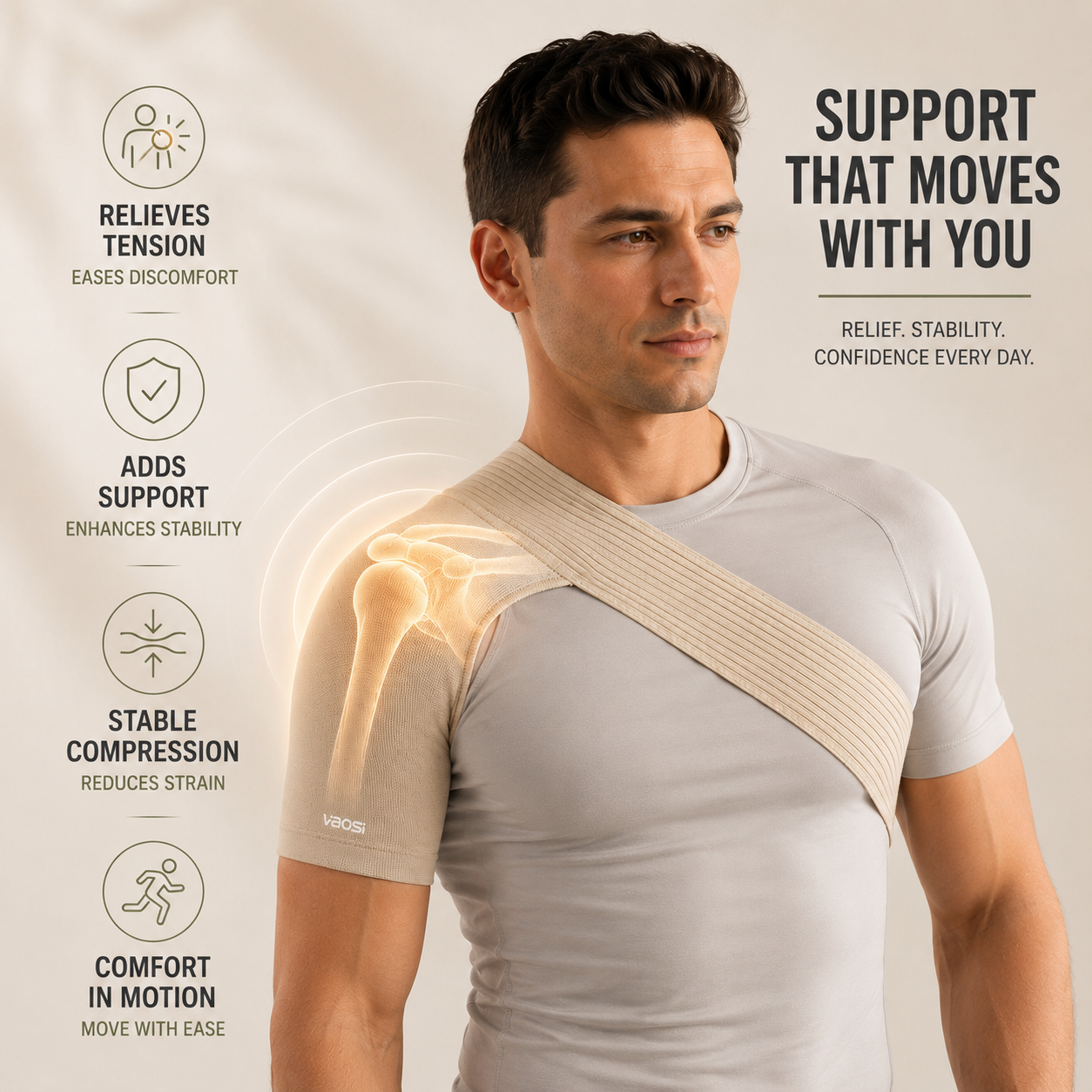 Celrien | Shouldrax Elastic Shoulder Support Sleeve